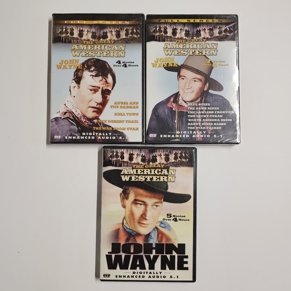 The Great American Western – John Wayne – DVD Lot